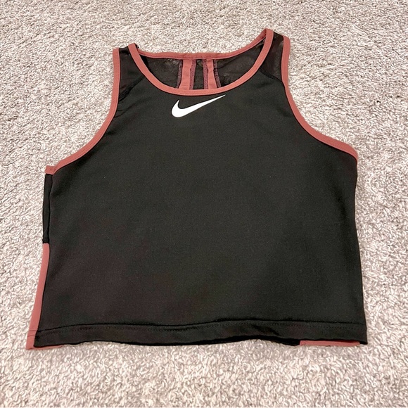 NIKE CROP TOP MESH BACK SIZE S/M - Picture 2 of 5